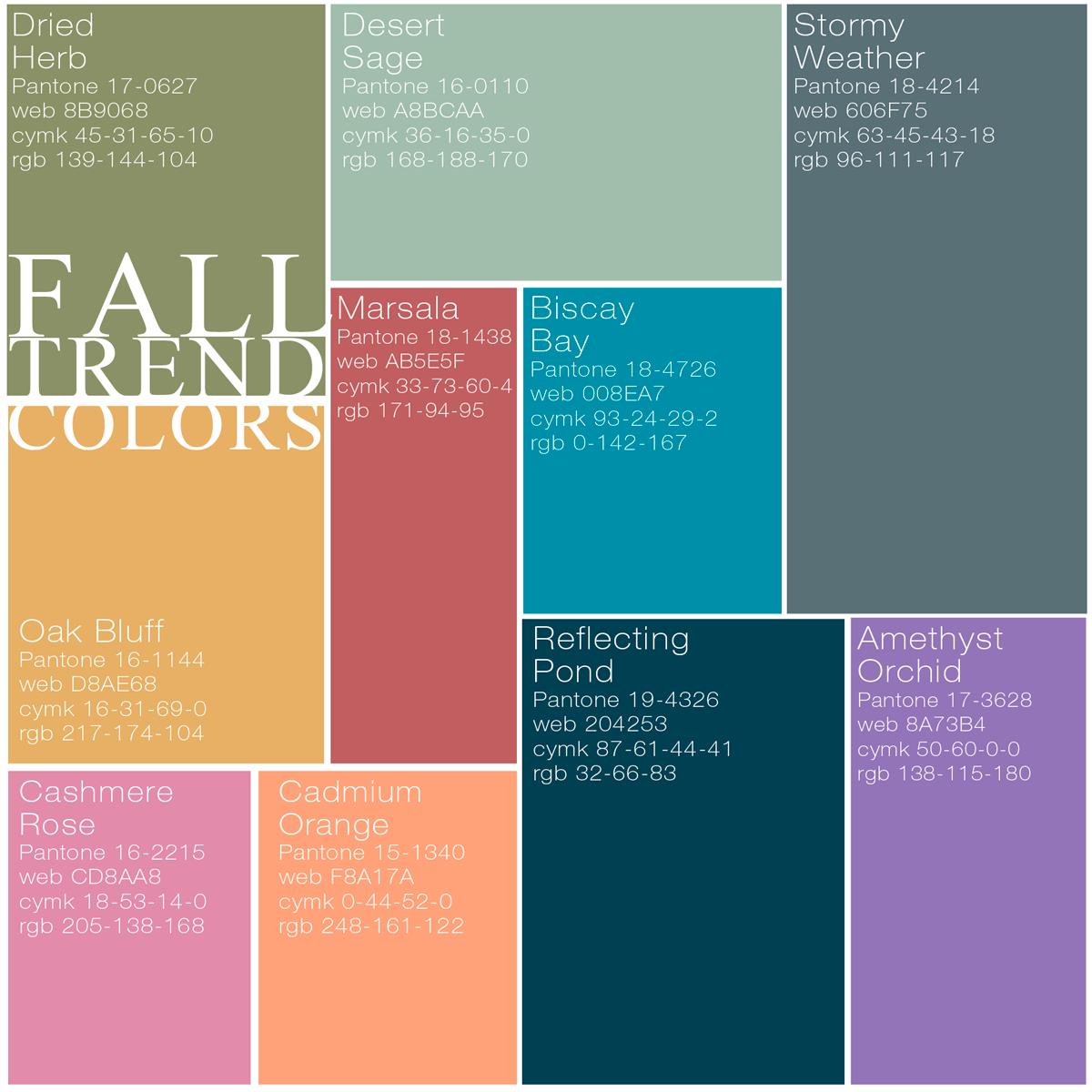 Fall 2015 Colors